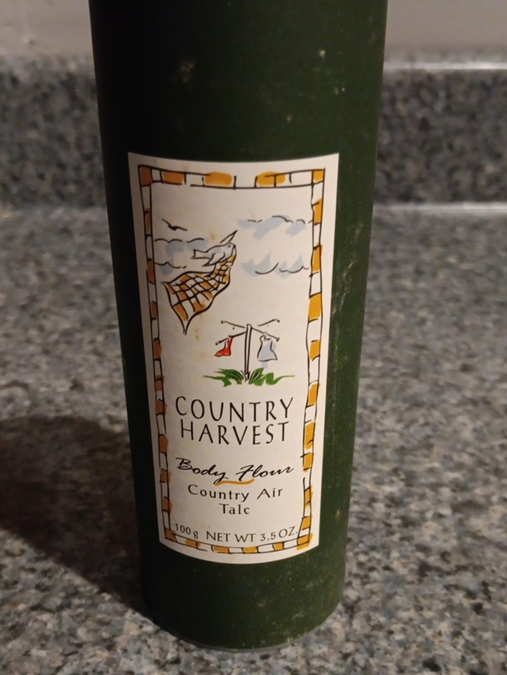 Green Body Flour Talc - Country Air Scent